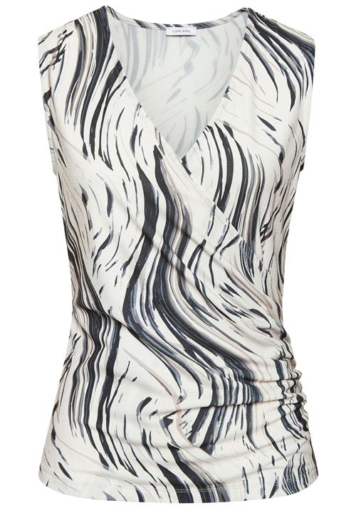 LASCANA Overdel  sort-meleret / æggeskal