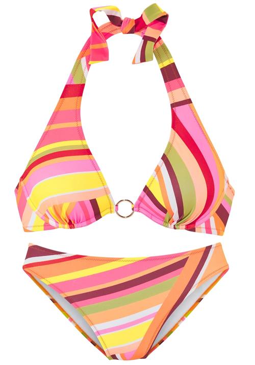 Bruno Banani Bikini  gul / kiwi / orange / lys pink