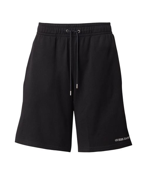 GUESS JEANS Bukser  sort / offwhite