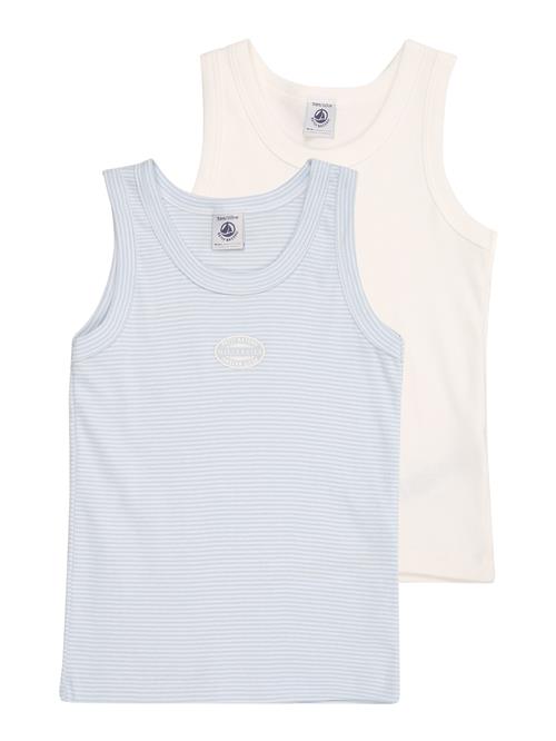 PETIT BATEAU Undertrøje  lyseblå / uldhvid