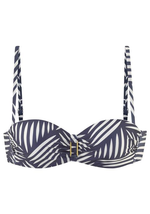 LASCANA Bikinioverdel  marin / hvid