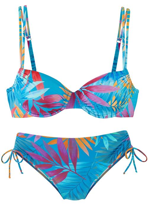 LASCANA Bikini  blå / bær / orange / pink