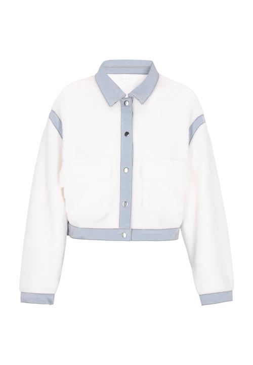 MYMO Overgangsjakke 'Back To School'  lyseblå / hvid