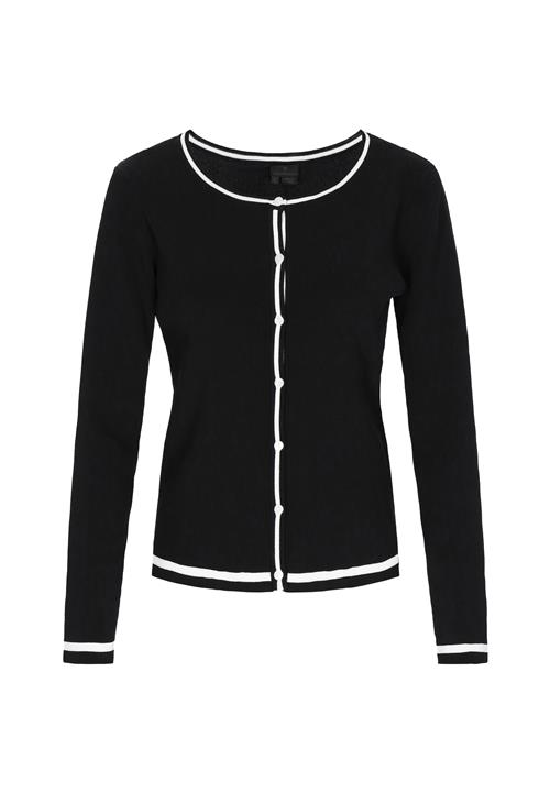DreiMaster Klassik Cardigan  sort / hvid