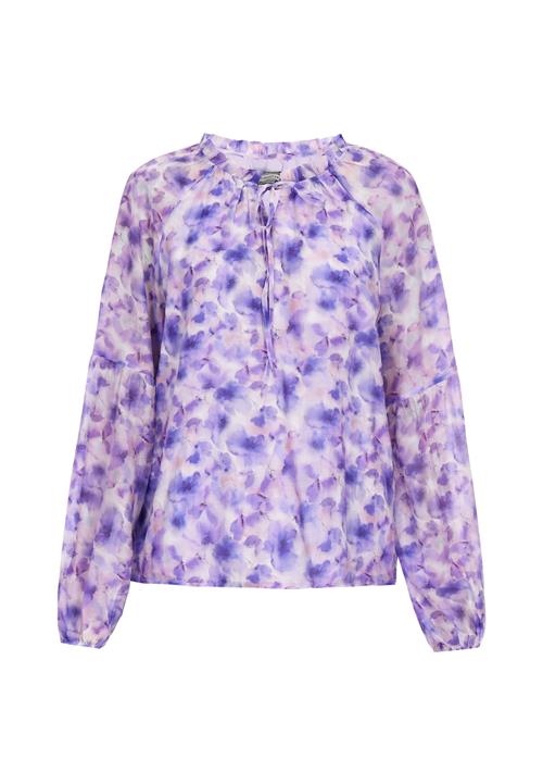 DreiMaster Vintage Bluse  blå / lilla / pastellilla