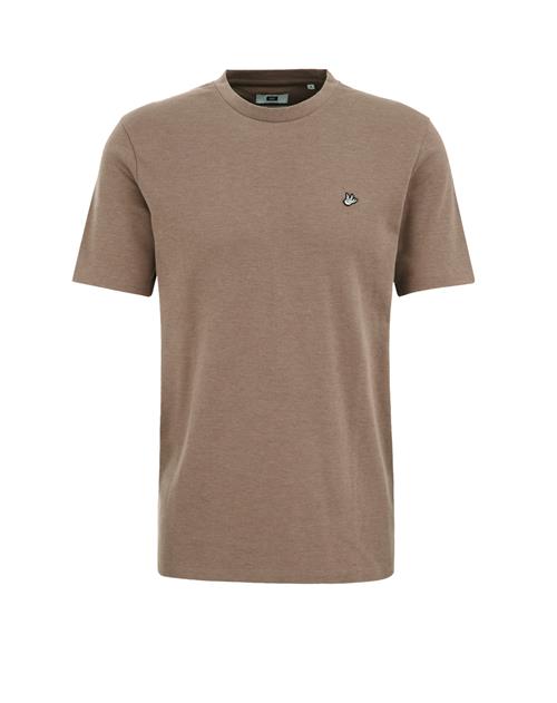WE Fashion Bluser & t-shirts  lysebeige / brokade / sort