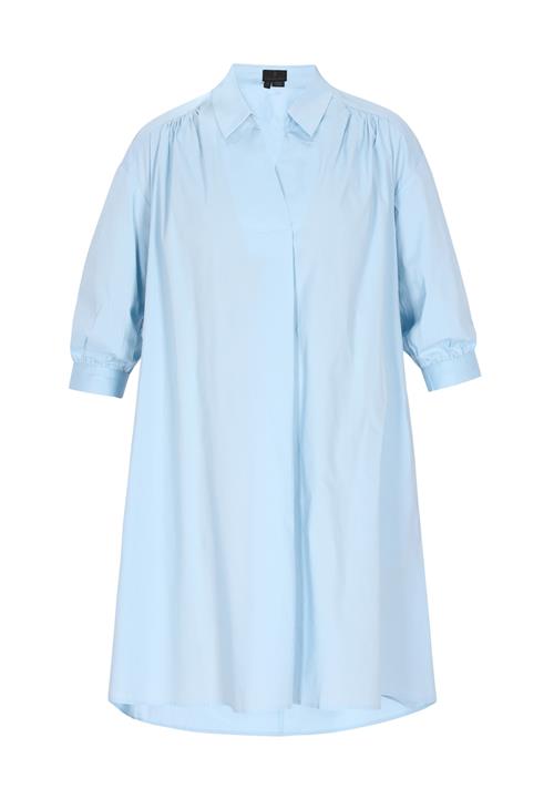 DreiMaster Klassik Blusekjole  lyseblå