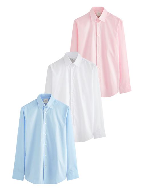 Next Skjorte  lyseblå / lyserød / hvid