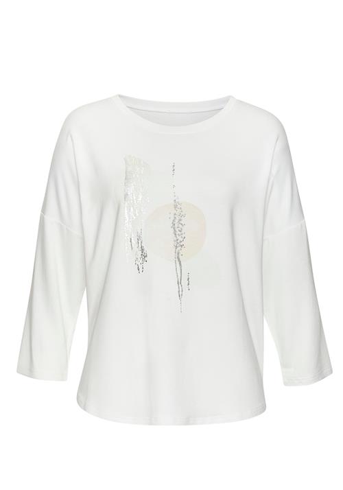 LASCANA Shirts  pudder / sølv / hvid