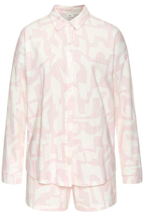 s.Oliver Pyjamas  lyserød / hvid