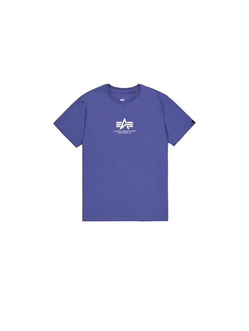 ALPHA INDUSTRIES Bluser & t-shirts  violetblå / hvid