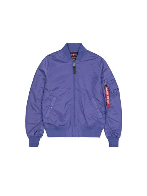 ALPHA INDUSTRIES Overgangsjakke 'Ma-1 Tt'  violetblå / mørkerød / hvid