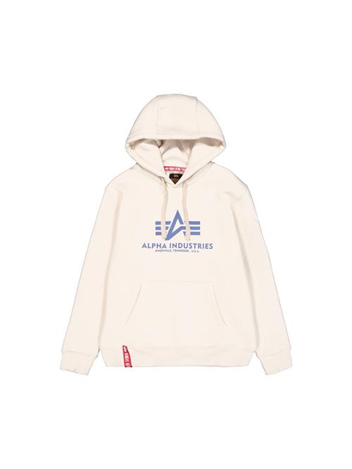 ALPHA INDUSTRIES Sweatshirt  creme / violetblå