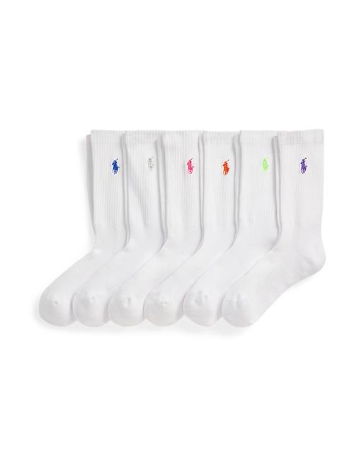 Polo Ralph Lauren Sokker  blå / lysegrå / neongrøn / hvid