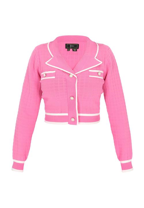 faina Cardigan 'Fashion Look'  lys pink / hvid