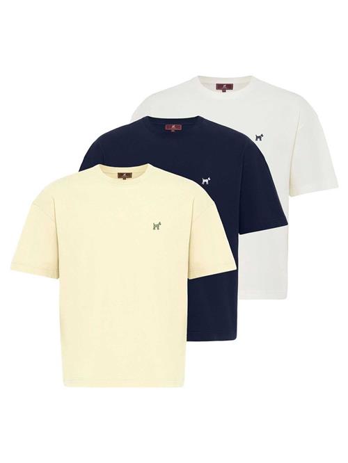 Williot Bluser & t-shirts  marin / pastelgul / hvid