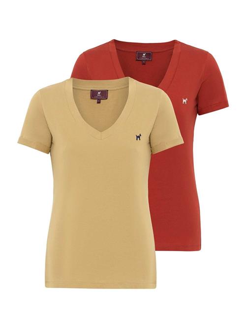 Williot Shirts  sand / knaldrød