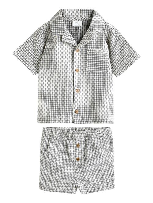 Next Sæt  lysegrå / sort