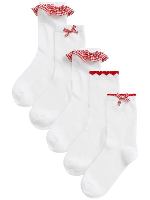 Next Sokker  rød / hvid