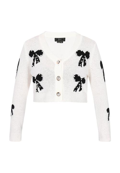 faina Cardigan 'Fashion Look'  sort / offwhite