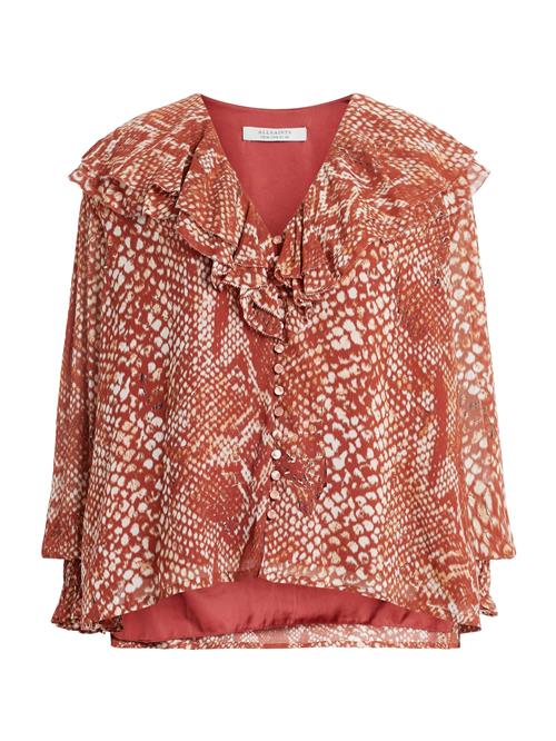 AllSaints Bluse 'PHOEBE WAIMEA'  rød / hvid