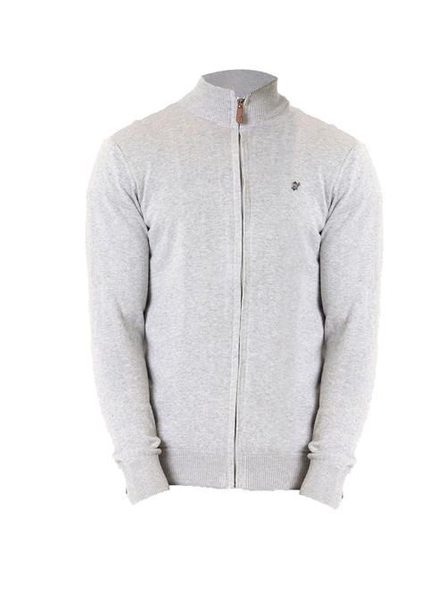 Williot Cardigan  marin / lysegrå / mørkerød / hvid