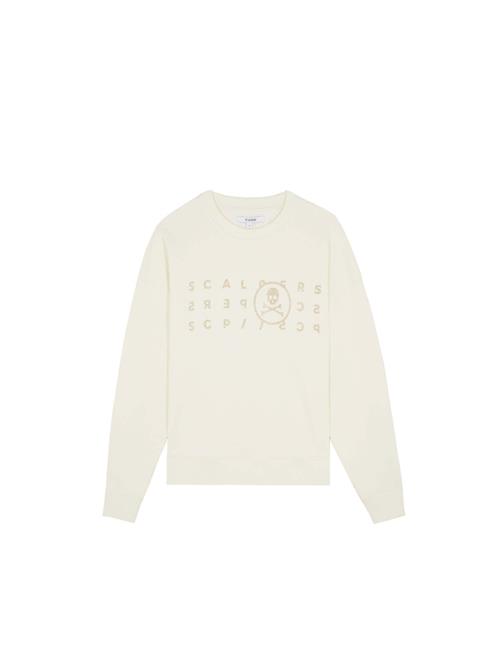 Scalpers Sweatshirt  ecru / guld
