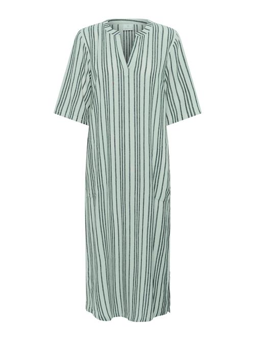 Kaffe Kjole 'Milia'  lysebeige / sort