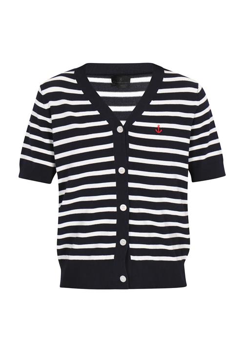 DreiMaster Klassik Cardigan  natblå / hvid