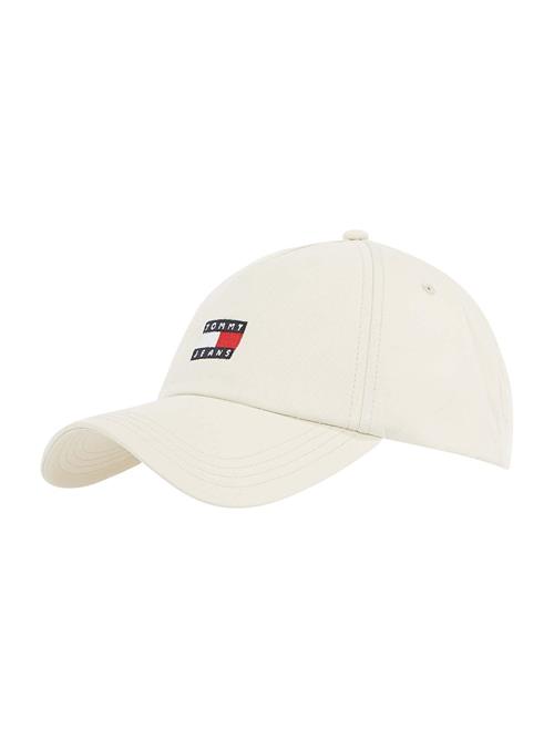 Tommy Jeans Hætte 'HERITAGE'  beige / rød / sort / hvid