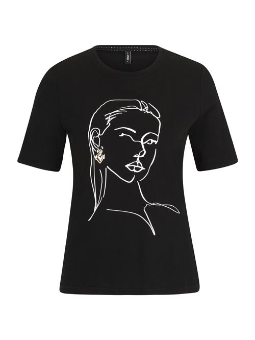 ONLY Shirts 'ONLViolet'  guld / sort / hvid