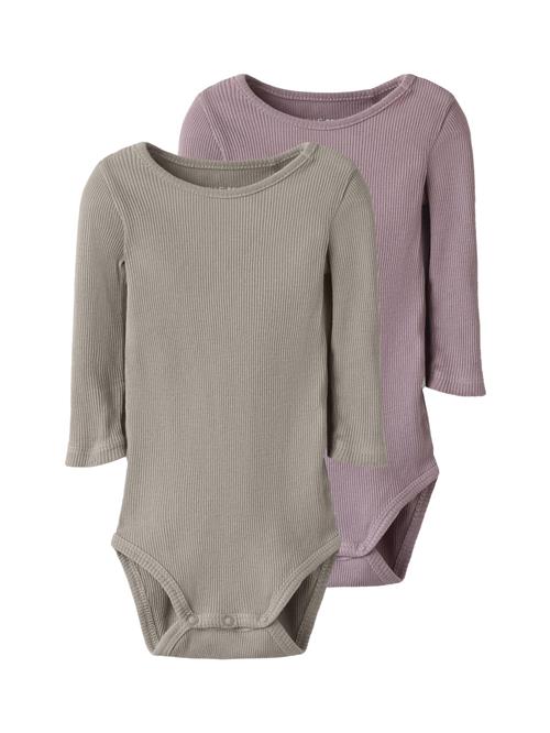 TWO SOON Sparkedragt/Body  greige / gammelrosa