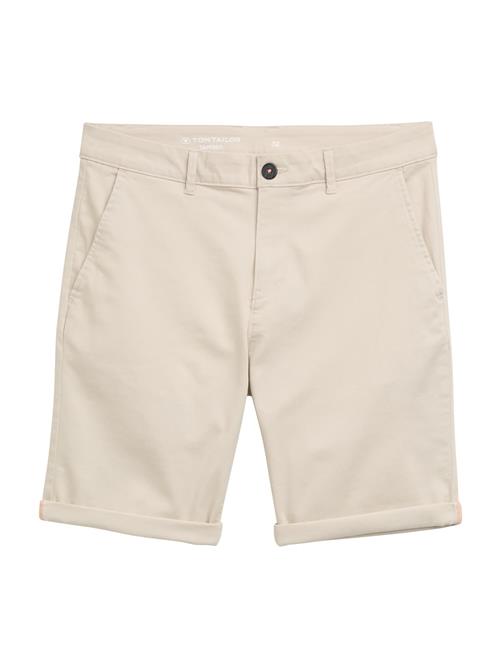 TOM TAILOR Lærredsbukser  sand