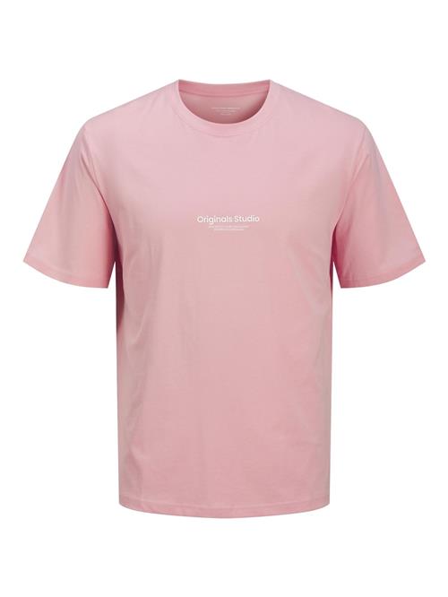JACK & JONES Bluser & t-shirts 'JORVesterbo'  rosé / hvid