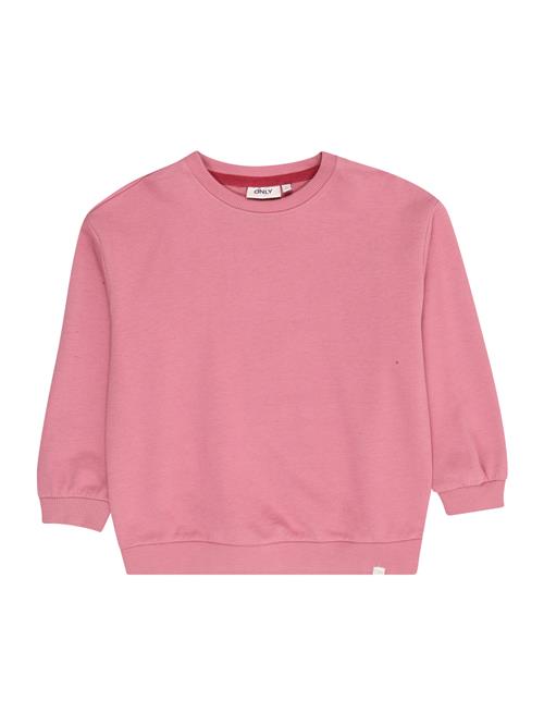 Only Mini Sweatshirt 'Georgia'  mørkegrøn / lyserød / burgunder / hvid