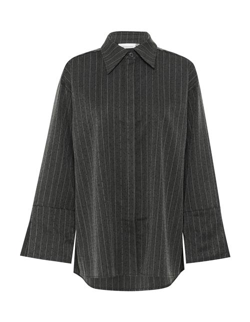 KAREN BY SIMONSEN Bluse 'Tonja'  grå / mørkegrå