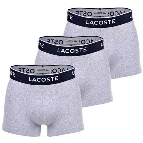 LACOSTE Boksershorts  marin / grå-meleret / hvid