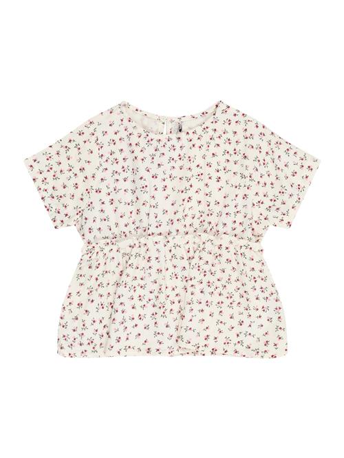 Only Mini Bluse 'KMGThyra'  creme / grøn / lyserød / vinrød
