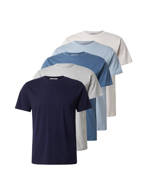 ABOUT YOU Bluser & t-shirts 'Peter'  blå / mørkeblå / grå-meleret