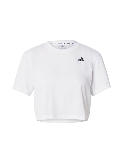 ADIDAS PERFORMANCE Funktionsbluse 'Te Min'  sort / hvid