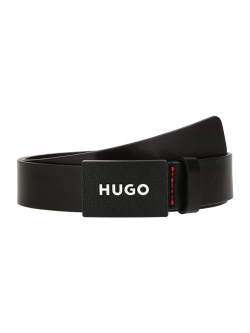 HUGO Bælte 'Gilao-Z'  sort / offwhite