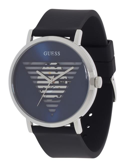 GUESS Analogt ur 'IDOL'  navy / sort / sølv