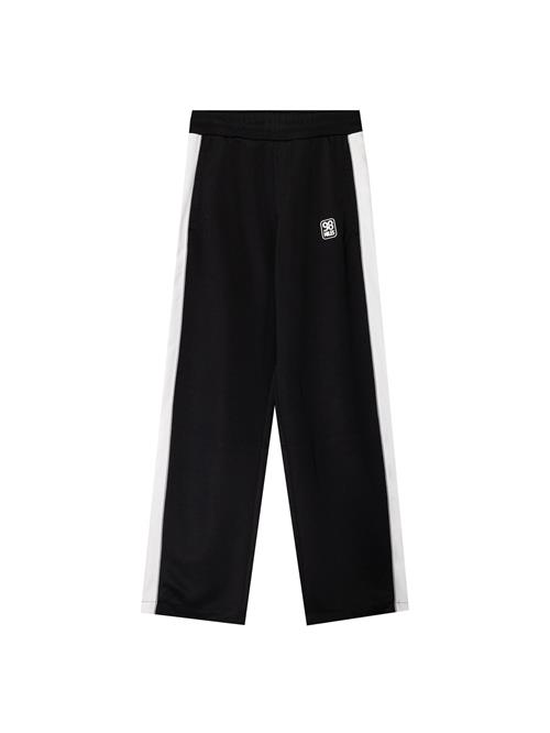 Bershka Bukser  sort / hvid