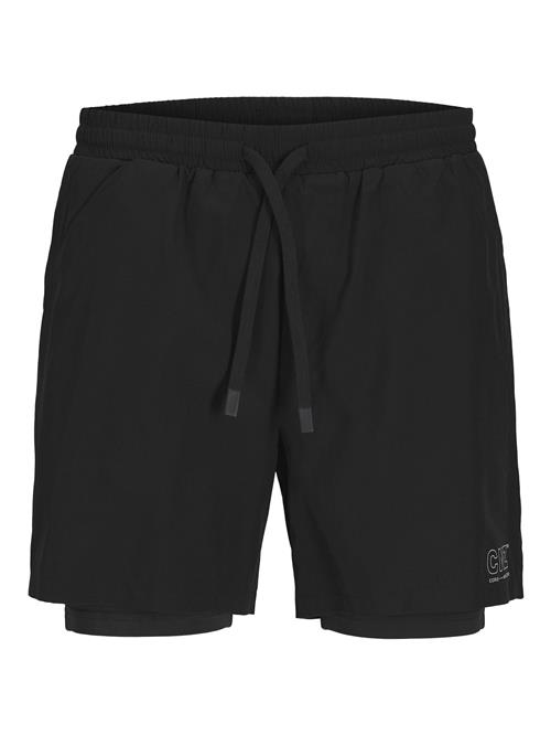JACK & JONES Sportsbukser  sort