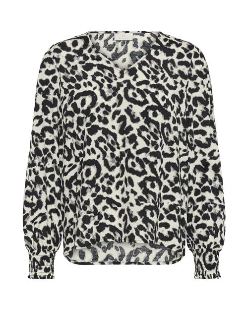 Kaffe Bluse 'Alice'  grå / sort / hvid