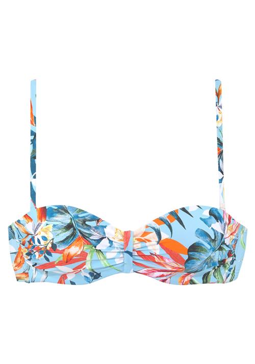 VENICE BEACH Bikinioverdel  blå / lyseblå / mørkegrøn / orange