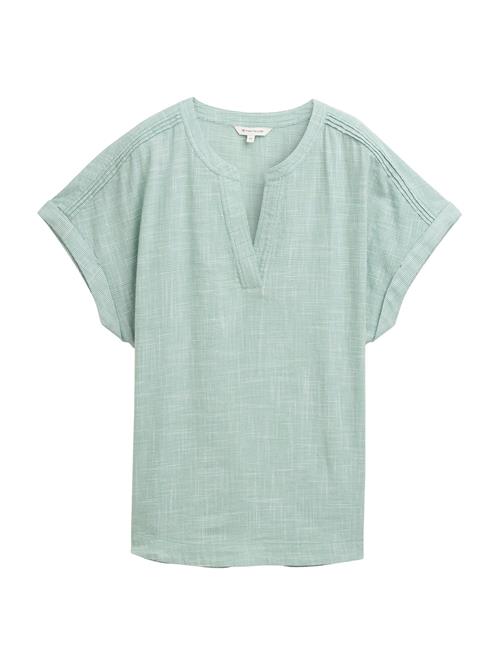 TOM TAILOR Bluse  mint / pastelgrøn