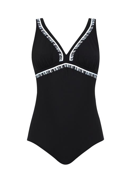 SUNMARIN Badedragt  sort / hvid