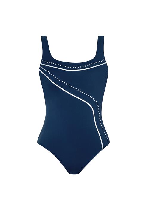 SUNMARIN Badedragt  navy / hvid