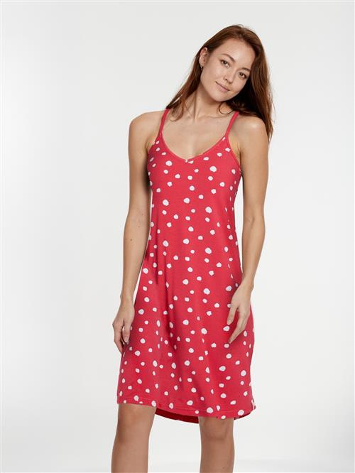 VIVID Sommerkjole  purpur / hvid